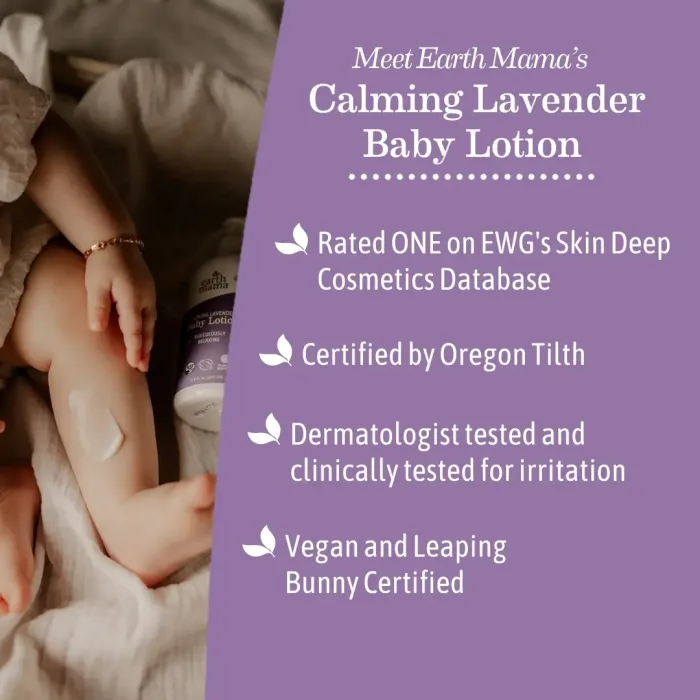 Earth Mama Calming Lavender Baby Lotion - Image 3