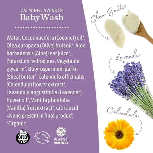 Earth Mama Calming Lavender Baby Wash 1