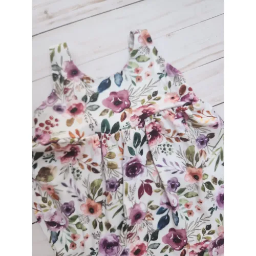 Small Blessings Design Floral Bubble Romper