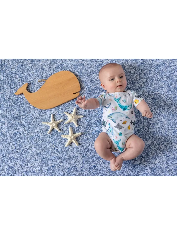 Small Blessings Design Sea Life Infant Bodysuit - Image 2