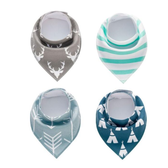 4pcs Lot Cotton Bibs - Image 7
