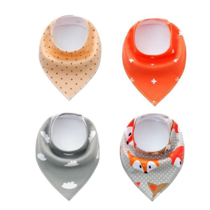 4pcs Lot Cotton Bibs - Image 5