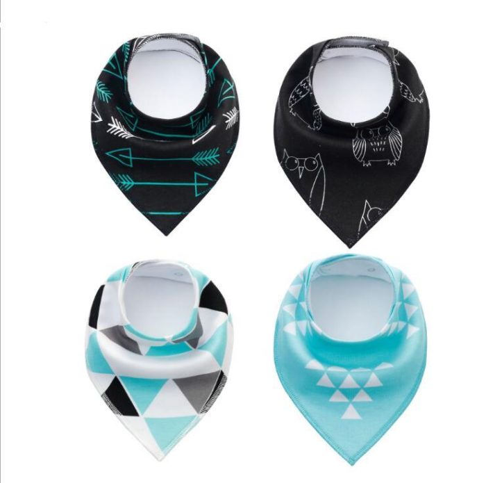 4pcs Lot Cotton Bibs - Image 9