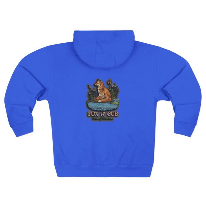 Adventurous Fox & Cub Zip Hoodie, Cozy Unisex Sweatshirt - Image 18