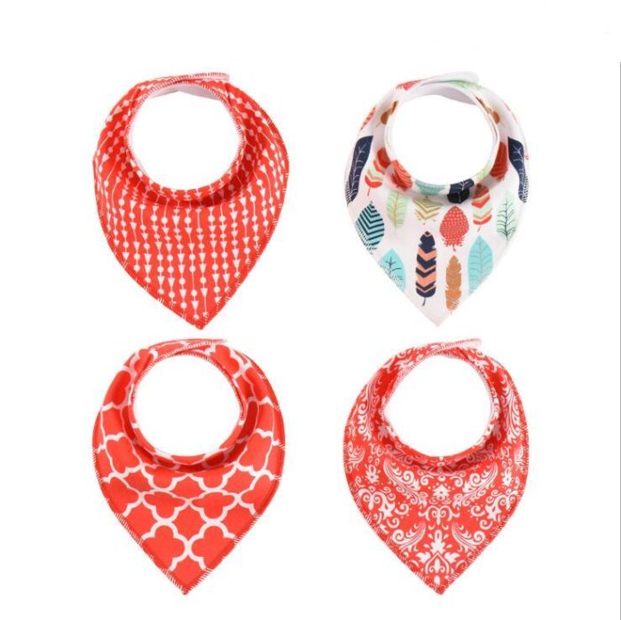 4pcs Lot Cotton Bibs