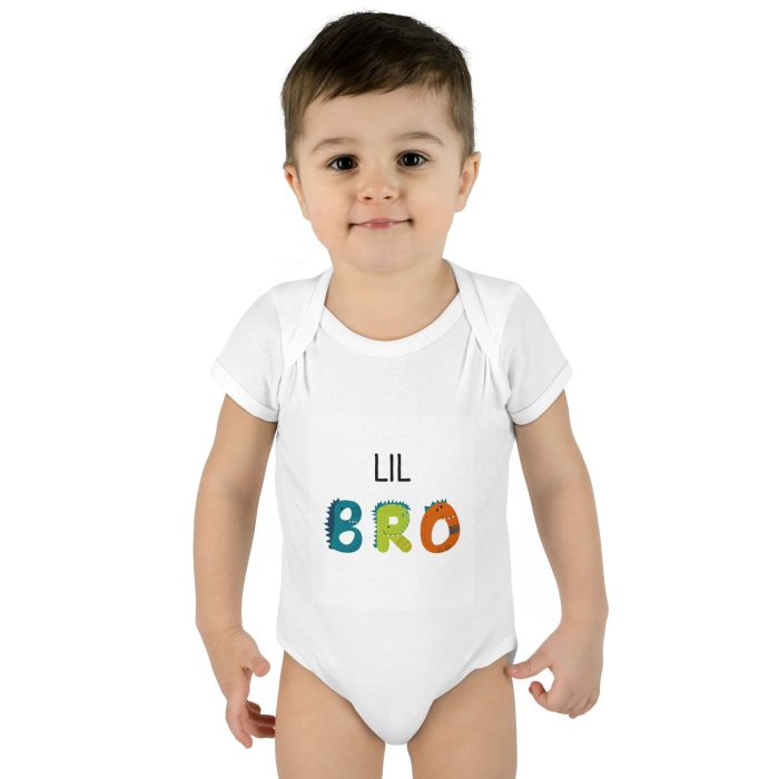 Cute Infant Baby Bodysuit - 'Lil Bro'