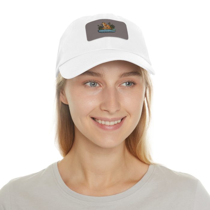 Hat with Leather Patch (Rectangle) - Image 4