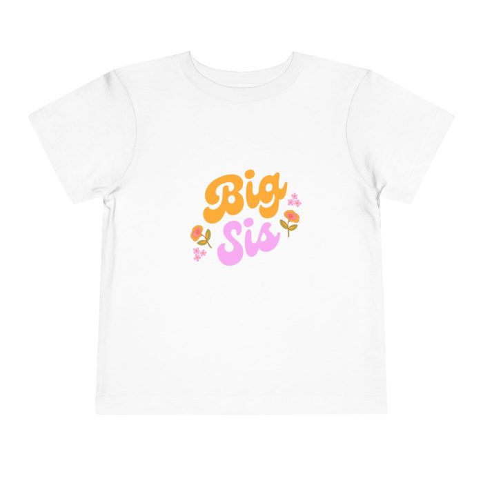 Toddler Short Sleeve Tee - 'Big Sis'