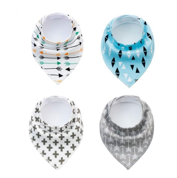 4pcs Lot Cotton Bibs - Image 3