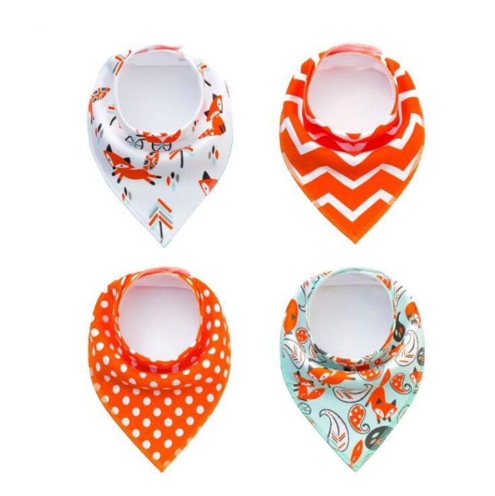4pcs Lot Cotton Bibs - Image 2